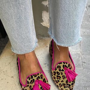 Asma™ - Leopardmønstrede flade sko