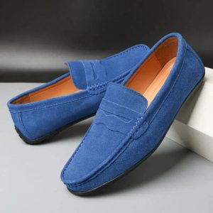Andreas™ – Loafers i ruskind